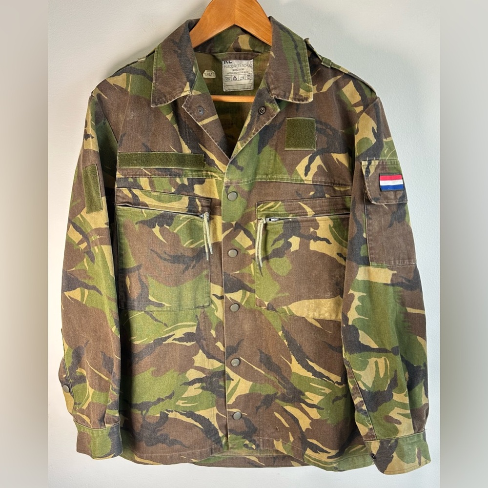 Marquardt & Schulz Camouflage Jacket Military Vintage 90’s Netherlands Size M